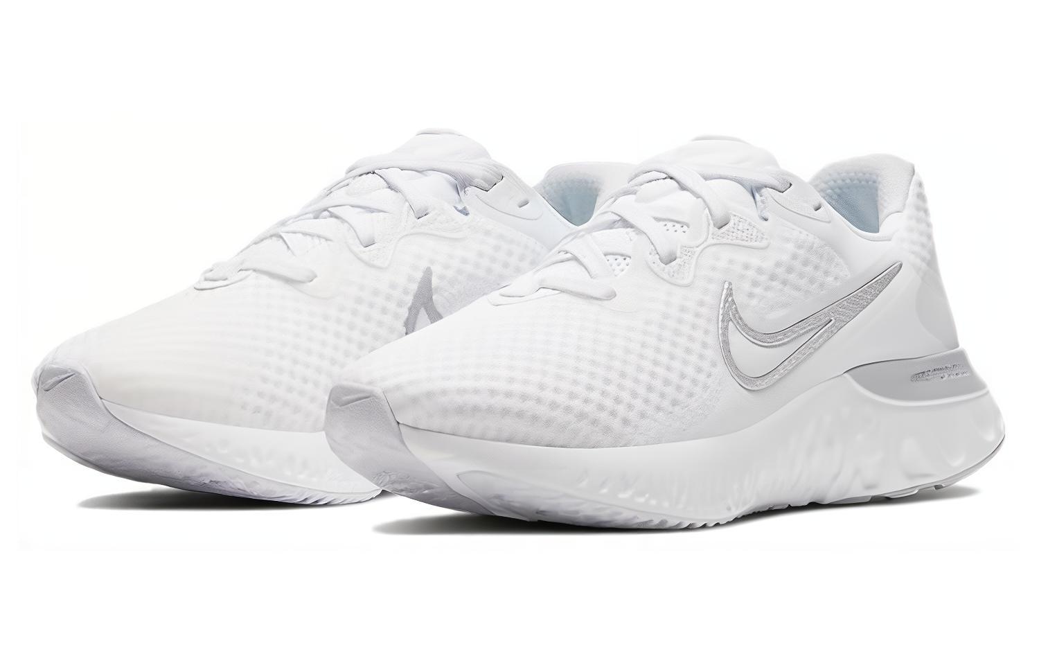 Nike Renew Run 2 White Silver — фото 2