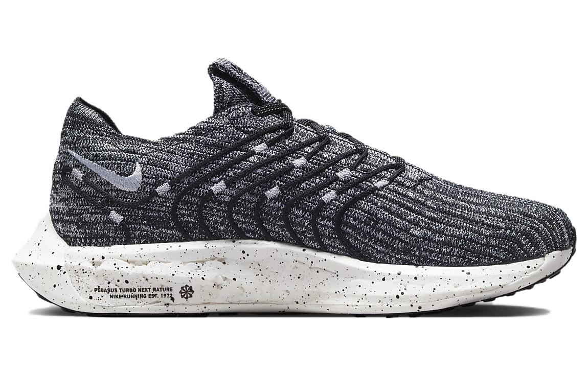 Nike Pegasus Turbo Next Nature Black White — фото 1
