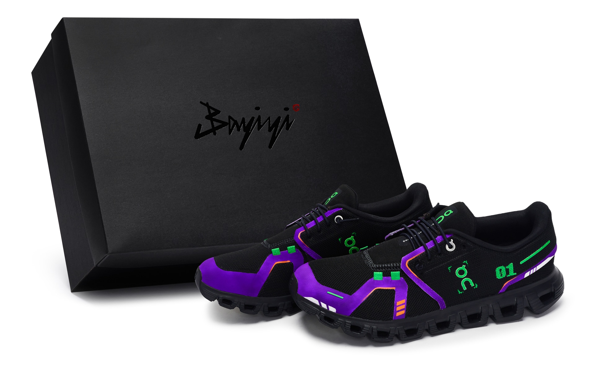 On昂跑 On Cloud 6 Black Purple Green