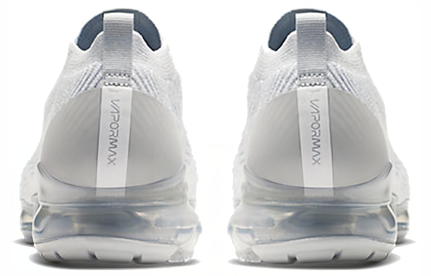 Nike VaporMax Flyknit 3.0 White Silver — фото 3