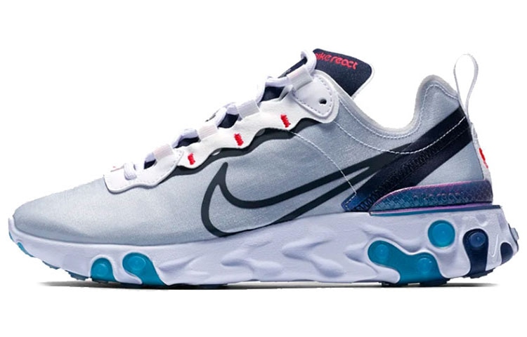 Nike React Element 55 Blue Grey