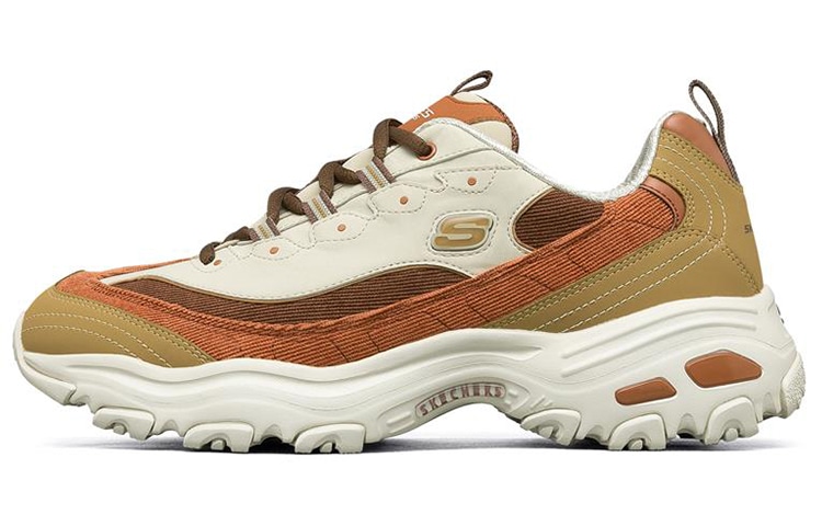Skechers/斯凯奇 Skechers D'Lites 1.0 White Brown
