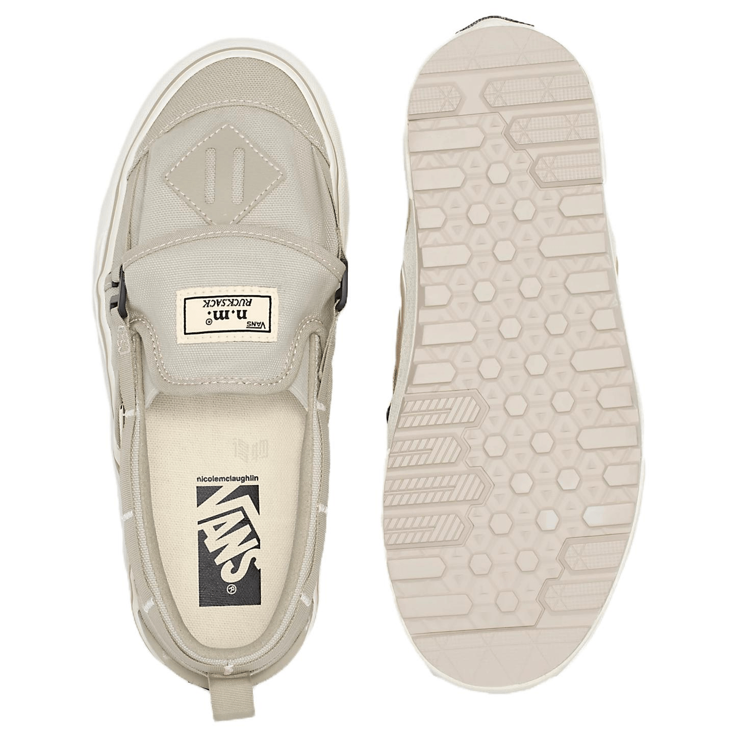 Vans Nicole McLaughlin x Vans Classic Slip-On RS Beige — фото 3