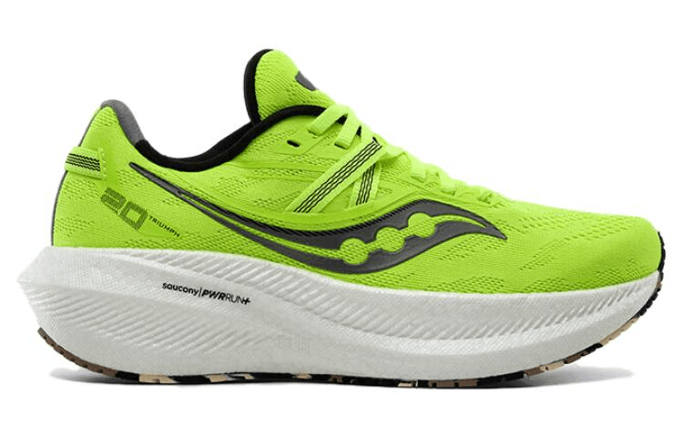 Saucony Triumph 20 White Green — фото 1