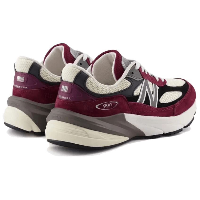 New Balance 990 V6 Brown Red — фото 3