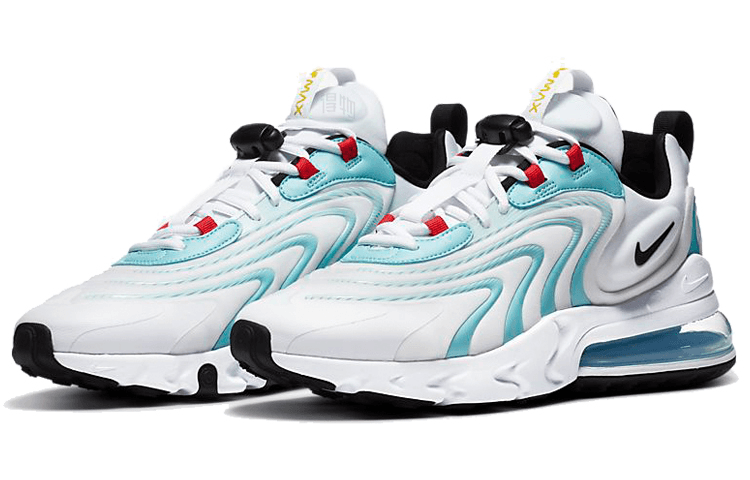Nike Air Max 270 React ENG White Blue — фото 2