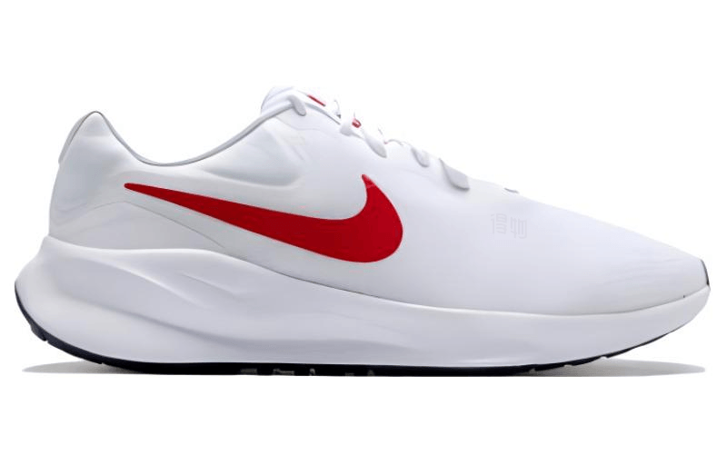 Nike Revolution 7 White Red — фото 1