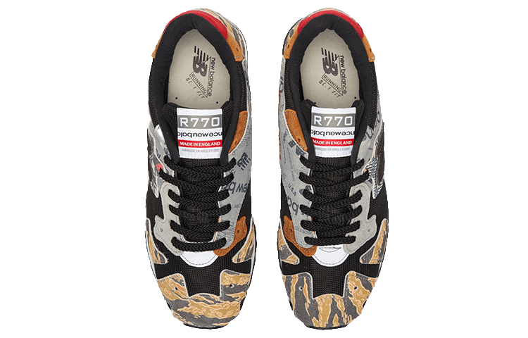 New Balance SNS x New Balance 770 Low Black Grey Yellow — фото 2
