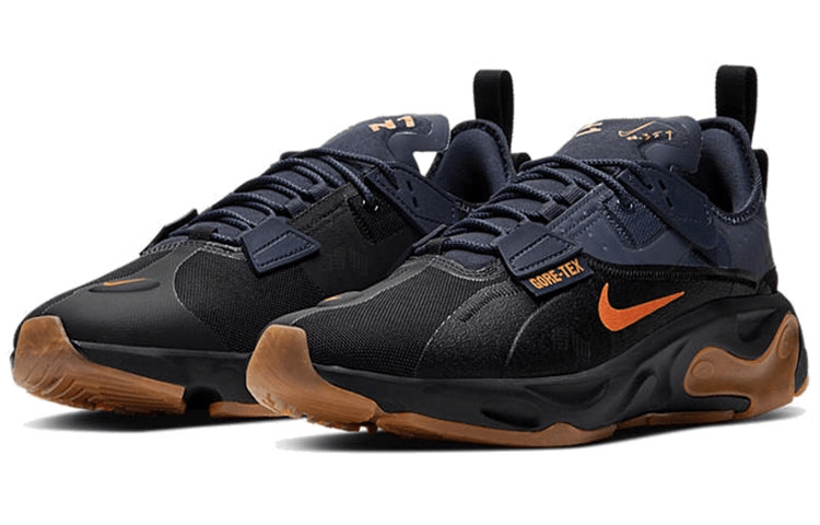 Nike React Element GTX Black Orange — фото 2
