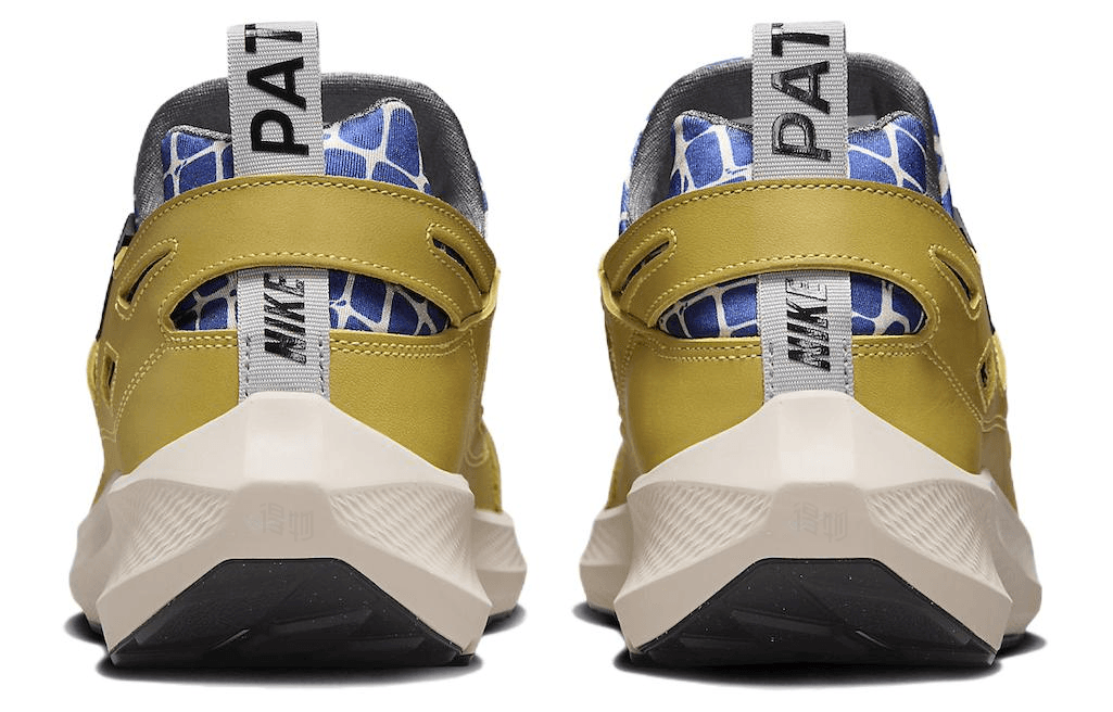 Nike Patta x Nike Air Huarache Yellow Blue — фото 4