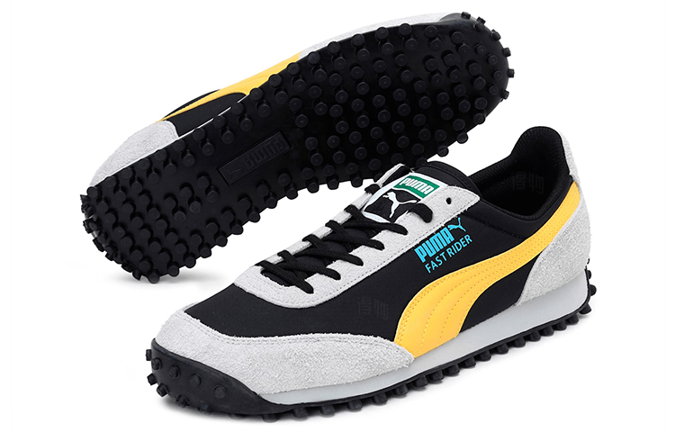 Puma Fast Rider Fury Black Yellow — фото 4