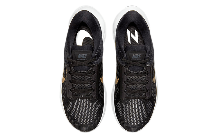 Nike Zoom Structure 24 Black Gold — фото 3