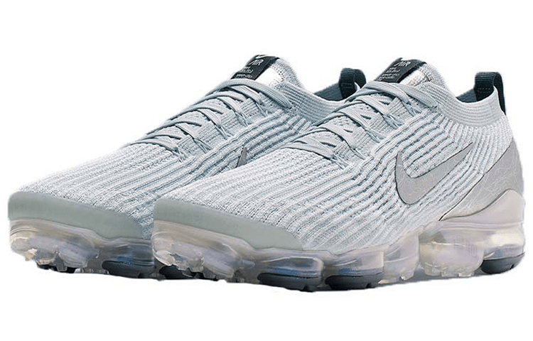 Nike VaporMax Flyknit 3.0 Silver — фото 2