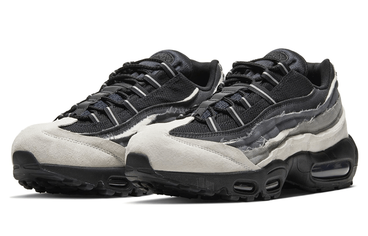 Nike CDG x Nike Air Max 95 Black White Grey — фото 2