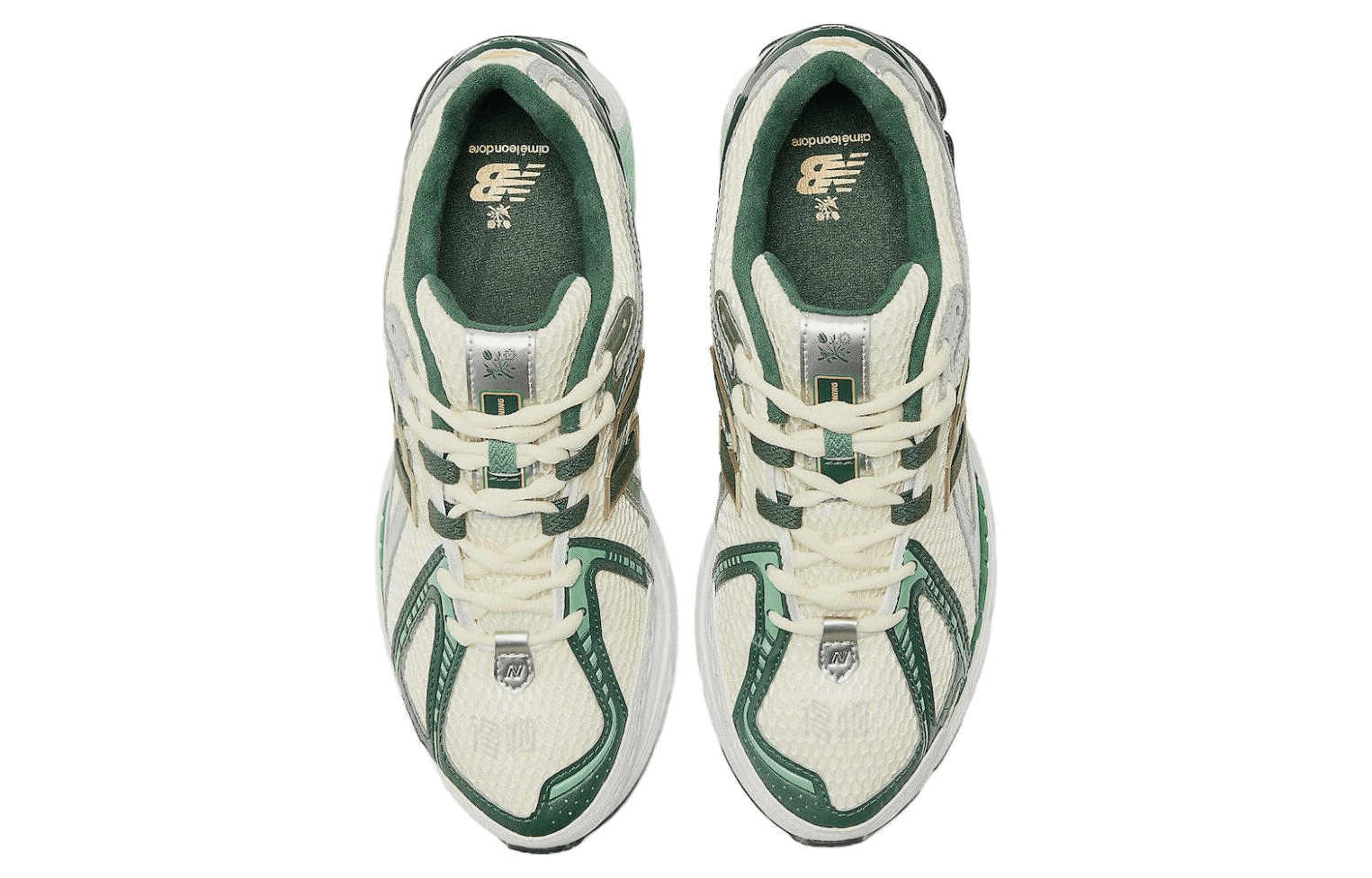 New Balance AIME LEON DORE x New Balance 1906R White Green — фото 3