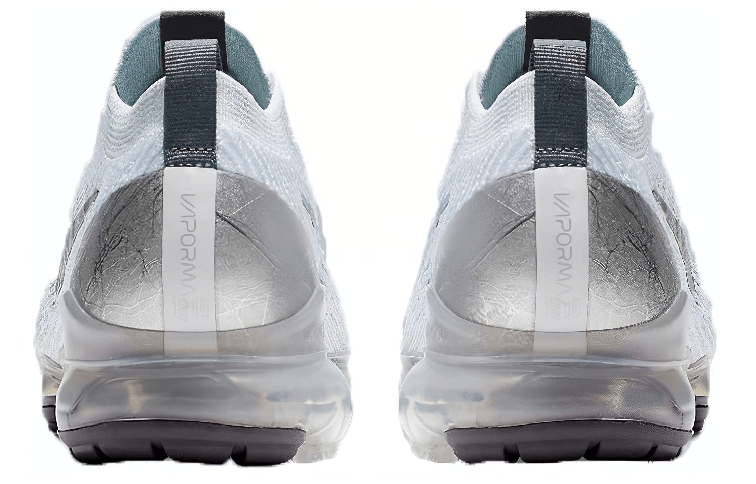 Nike VaporMax Flyknit 3.0 Silver — фото 3