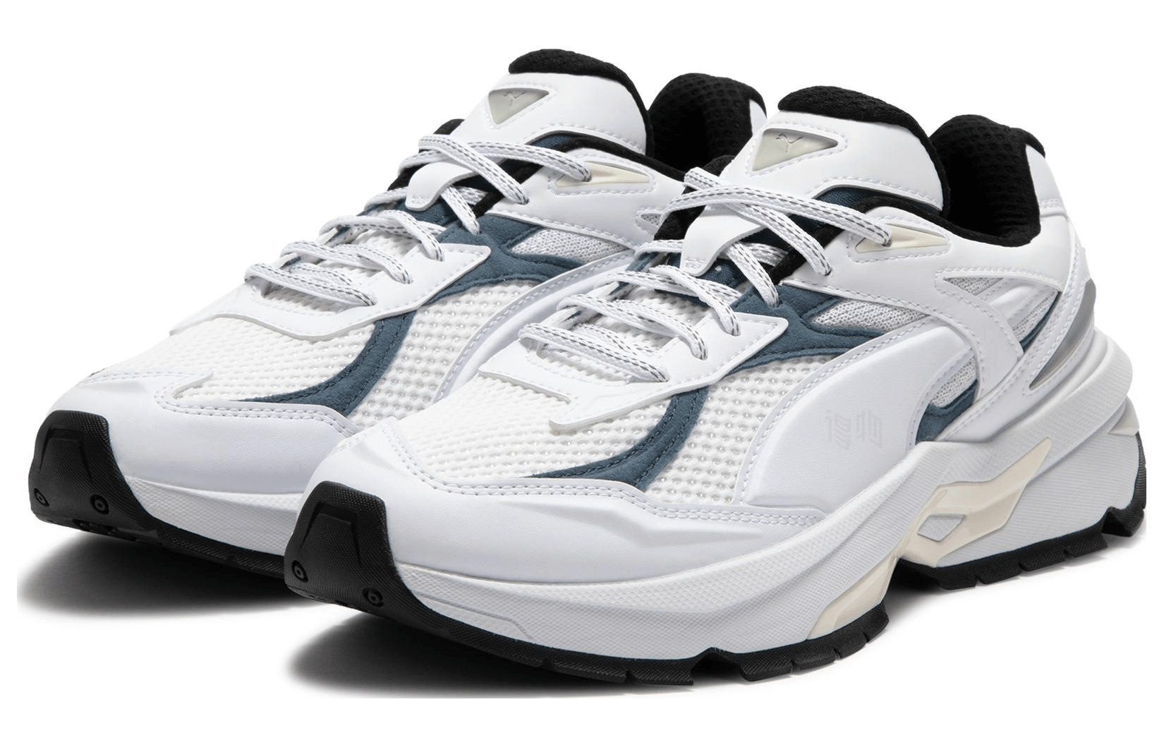 Puma Nano Odyssey White Black Green — фото 2