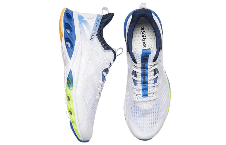 特步 Xtep Running Shoes White Blue — фото 2