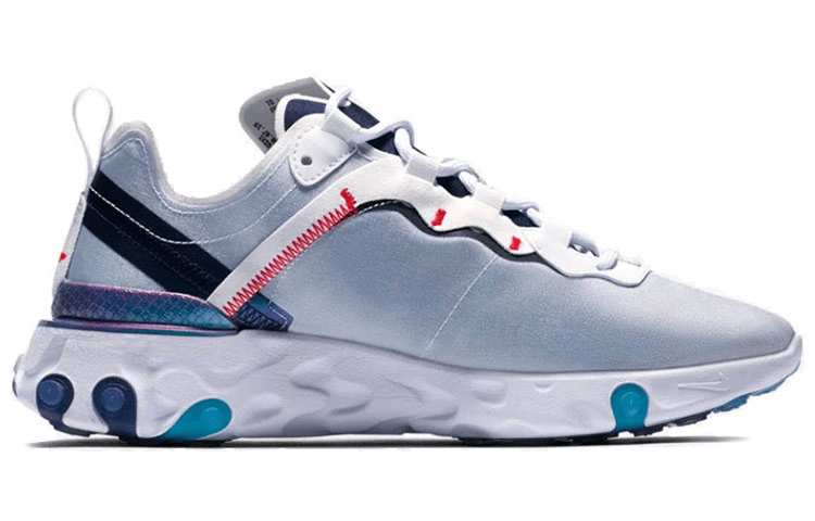 Nike React Element 55 Blue Grey — фото 1