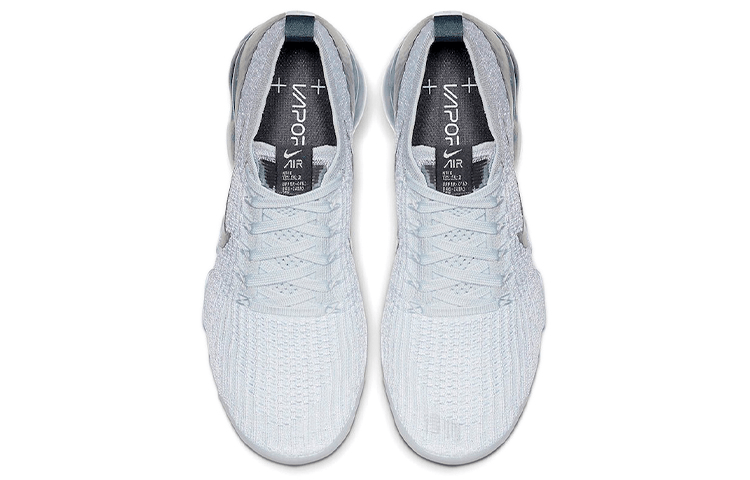 Nike VaporMax Flyknit 3.0 White Silver — фото 3
