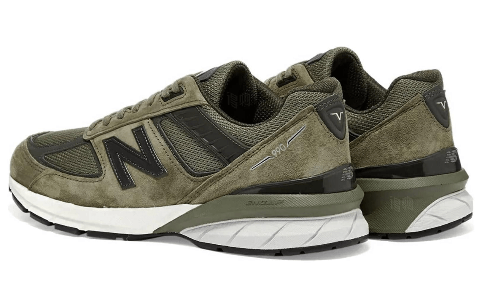 New Balance 990 V5 Camo Green — фото 2