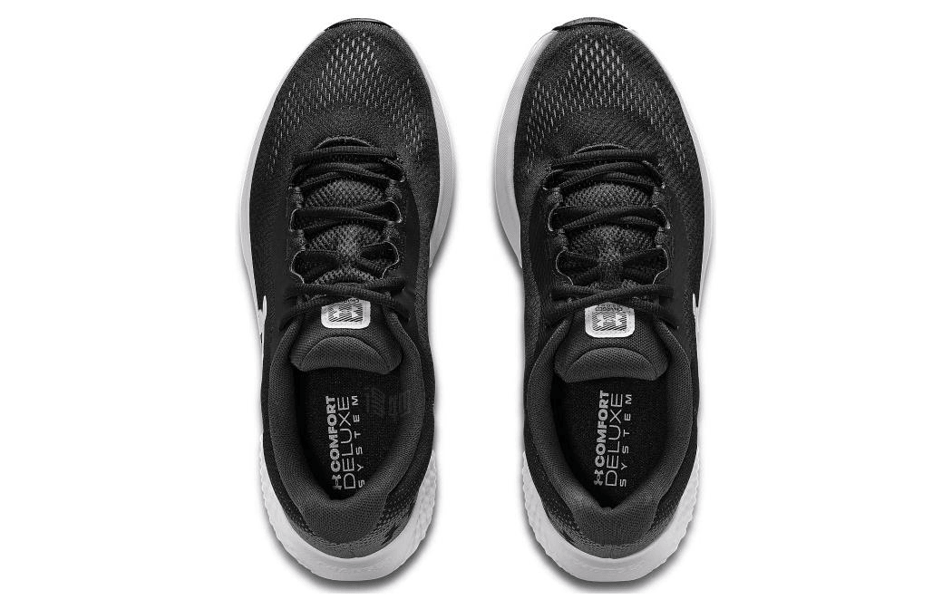 Under Armour Charged Rogue 4 Black White — фото 3