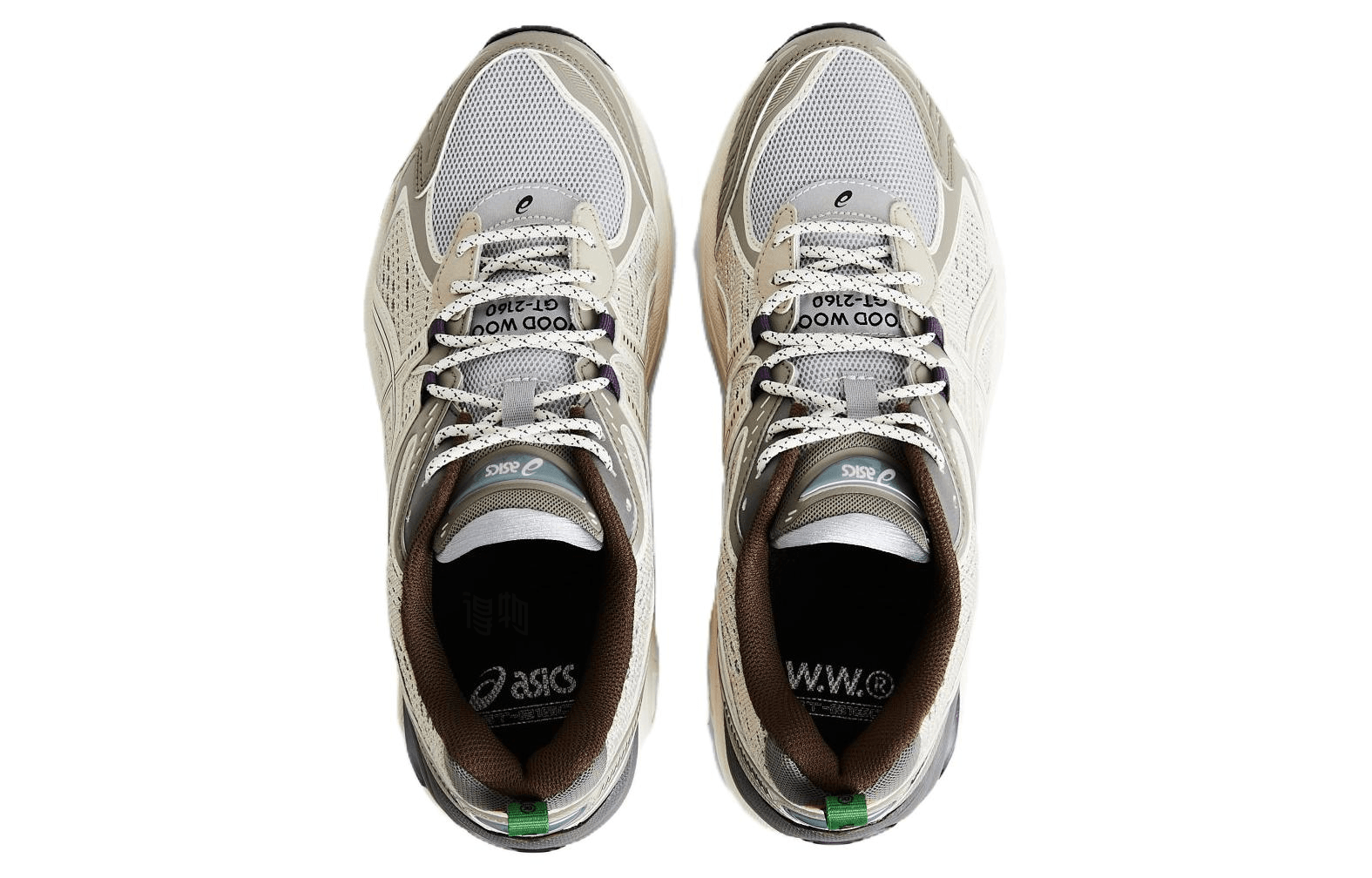 ASICS WOOD WOOD x Asics GT-2160 Oatmeal White — фото 3