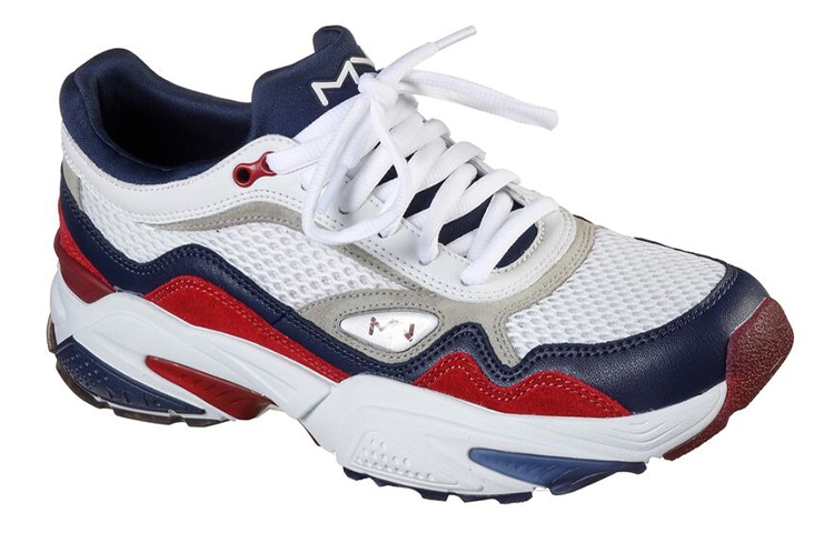 Skechers Kraz Wiley White Blue Red — фото 2