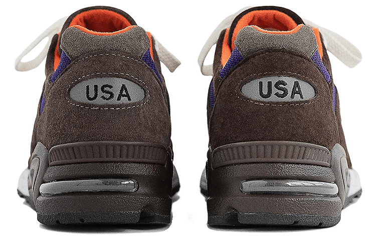 New Balance 990 V2 Brown Purple — фото 4