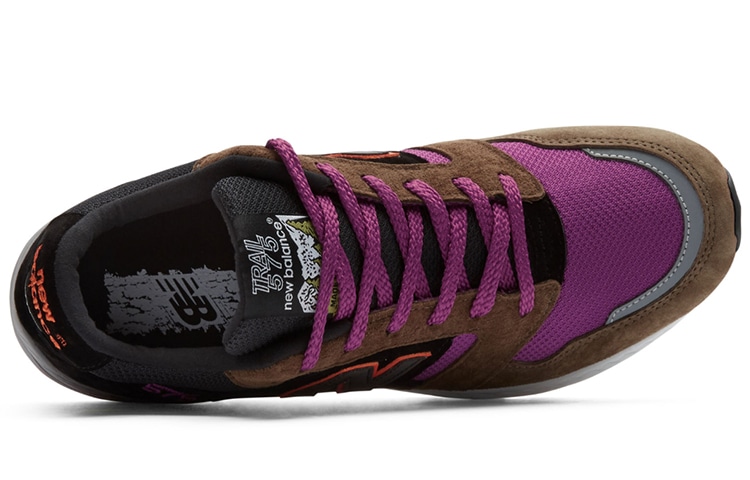 New Balance 575 Brown Purple — фото 2