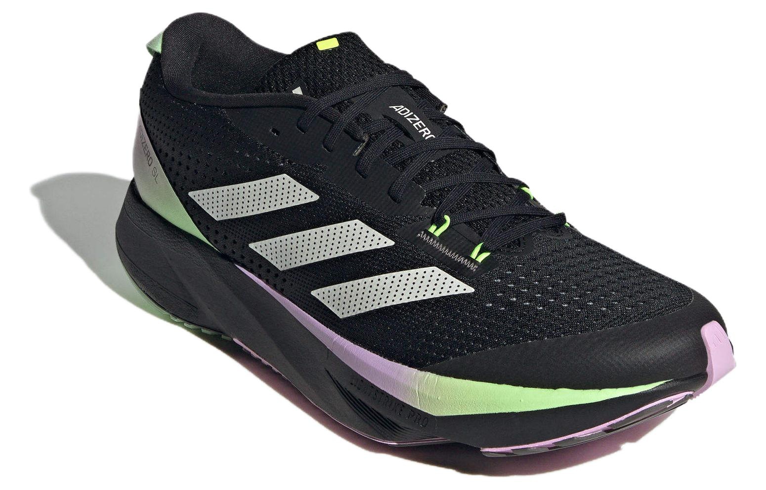 Adidas Adizero SL Black Purple Green — фото 2