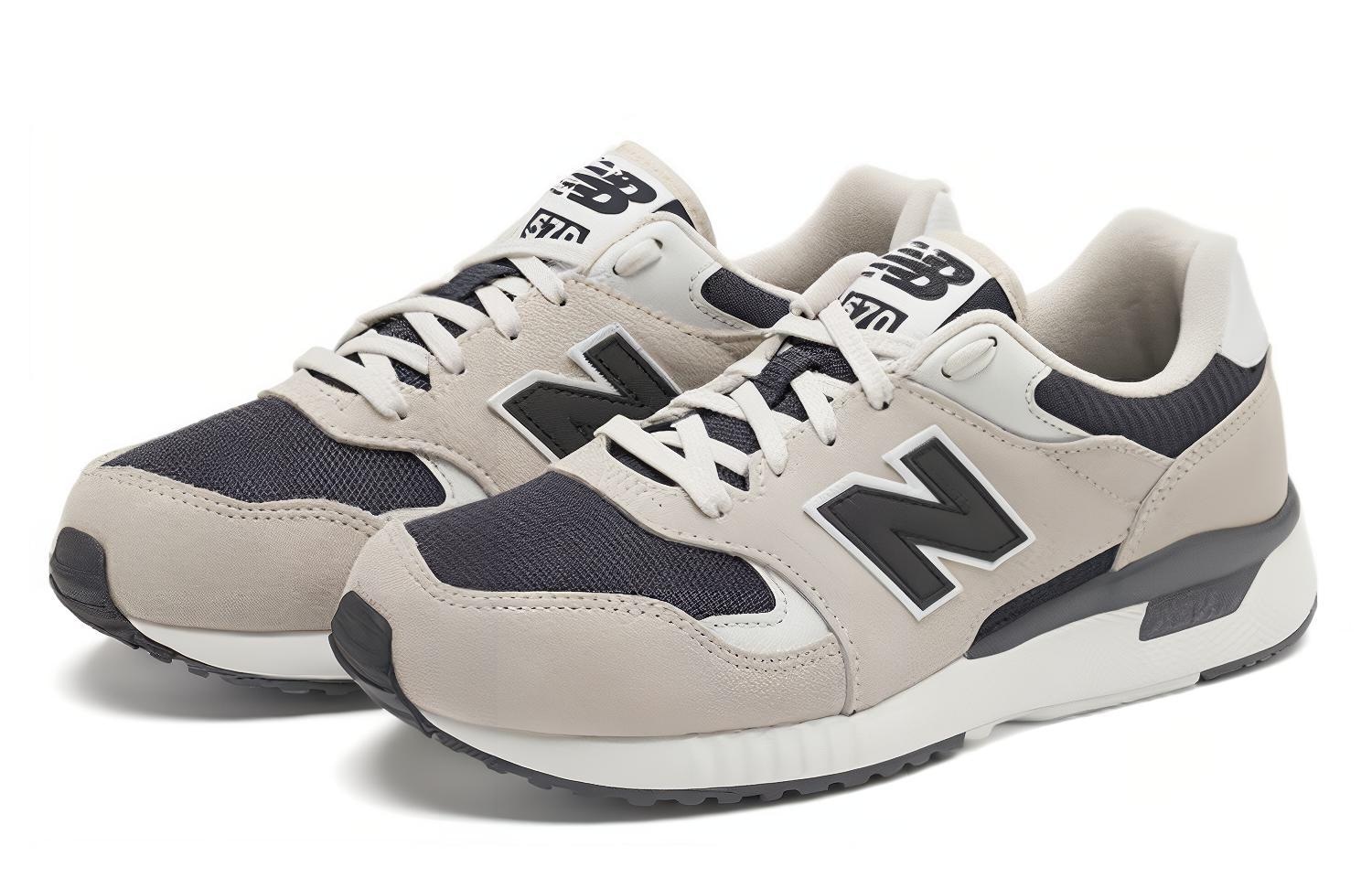 New Balance 570 Off White Black — фото 1
