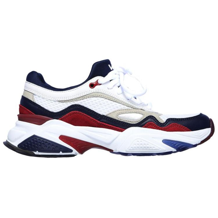 Skechers Kraz Wiley White Blue Red — фото 1