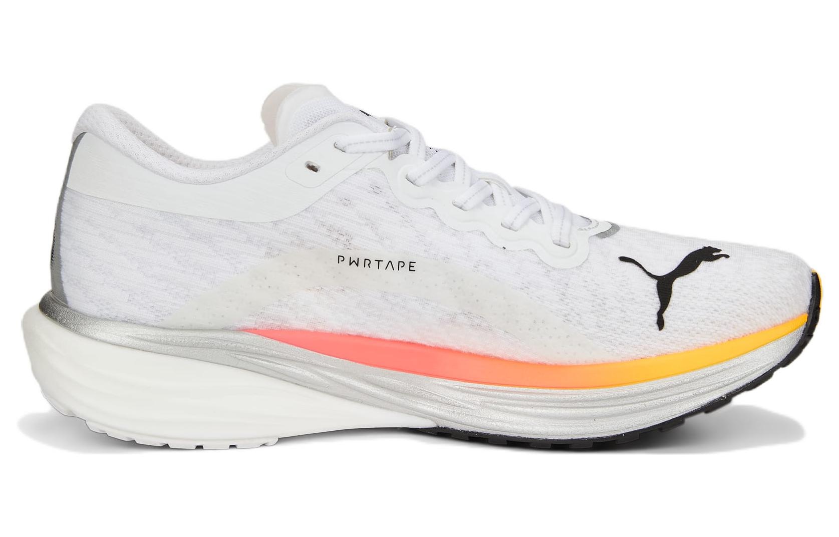 Puma Deviate NITRO 2 White Black Yellow — фото 1