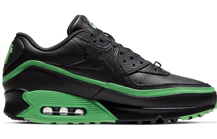 Nike UNDEFEATED x Nike Air Max 90 Black Green — фото 1