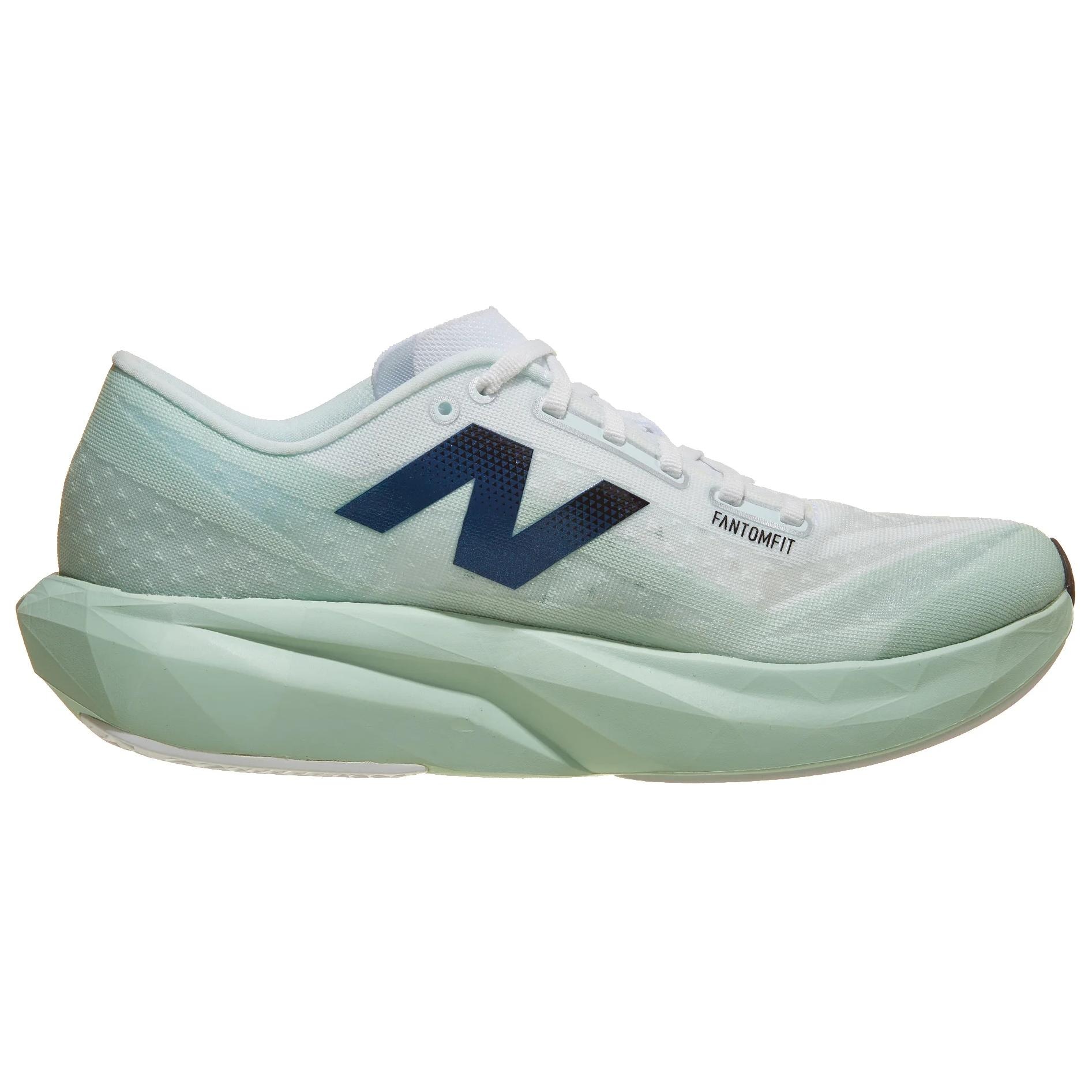 New Balance Fuelcell Rebel v4 White Green — фото 2