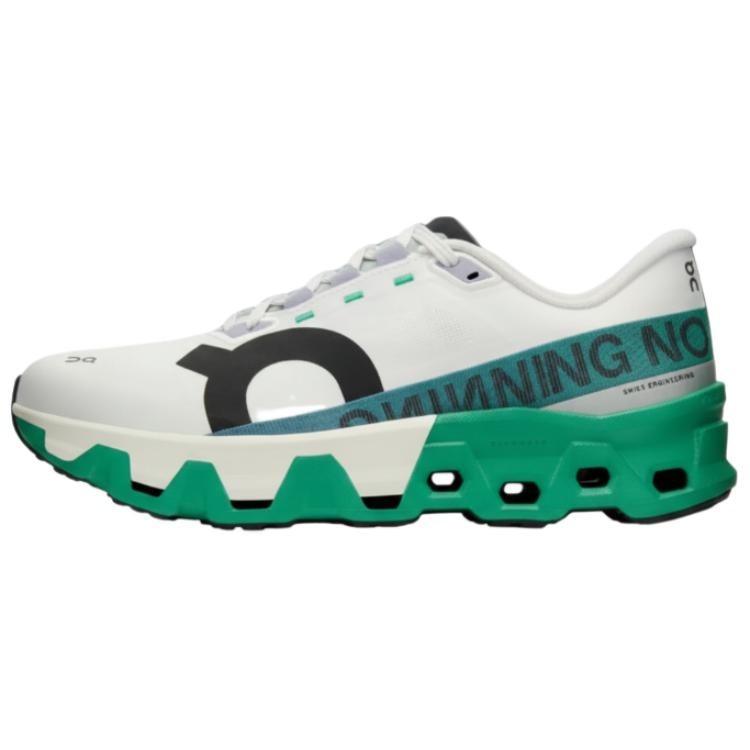 On昂跑 On Cloudmonster White Green Black