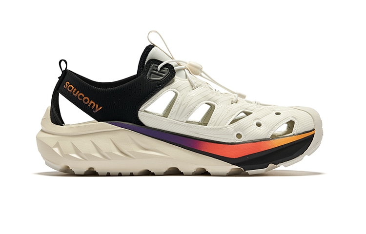 Saucony Cradle MT White Black Orange — фото 1