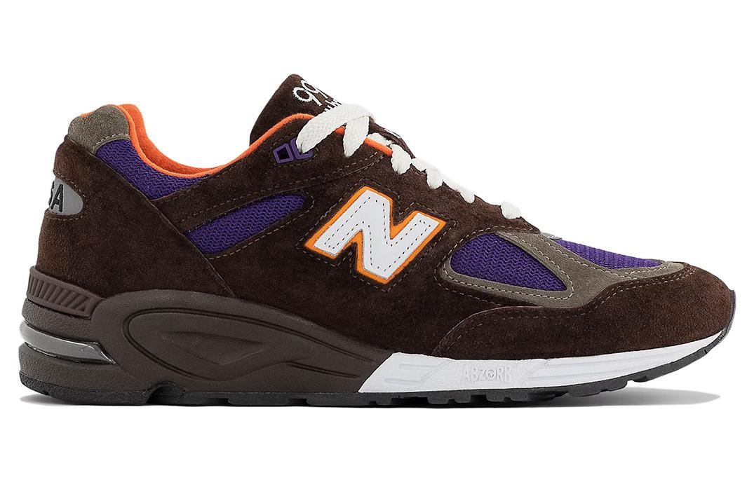 New Balance 990 V2 Brown Purple — фото 1