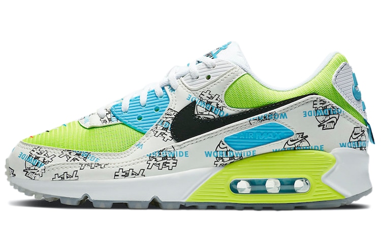 Nike Air Max 90 Worldwide Pack White Blue Yellow