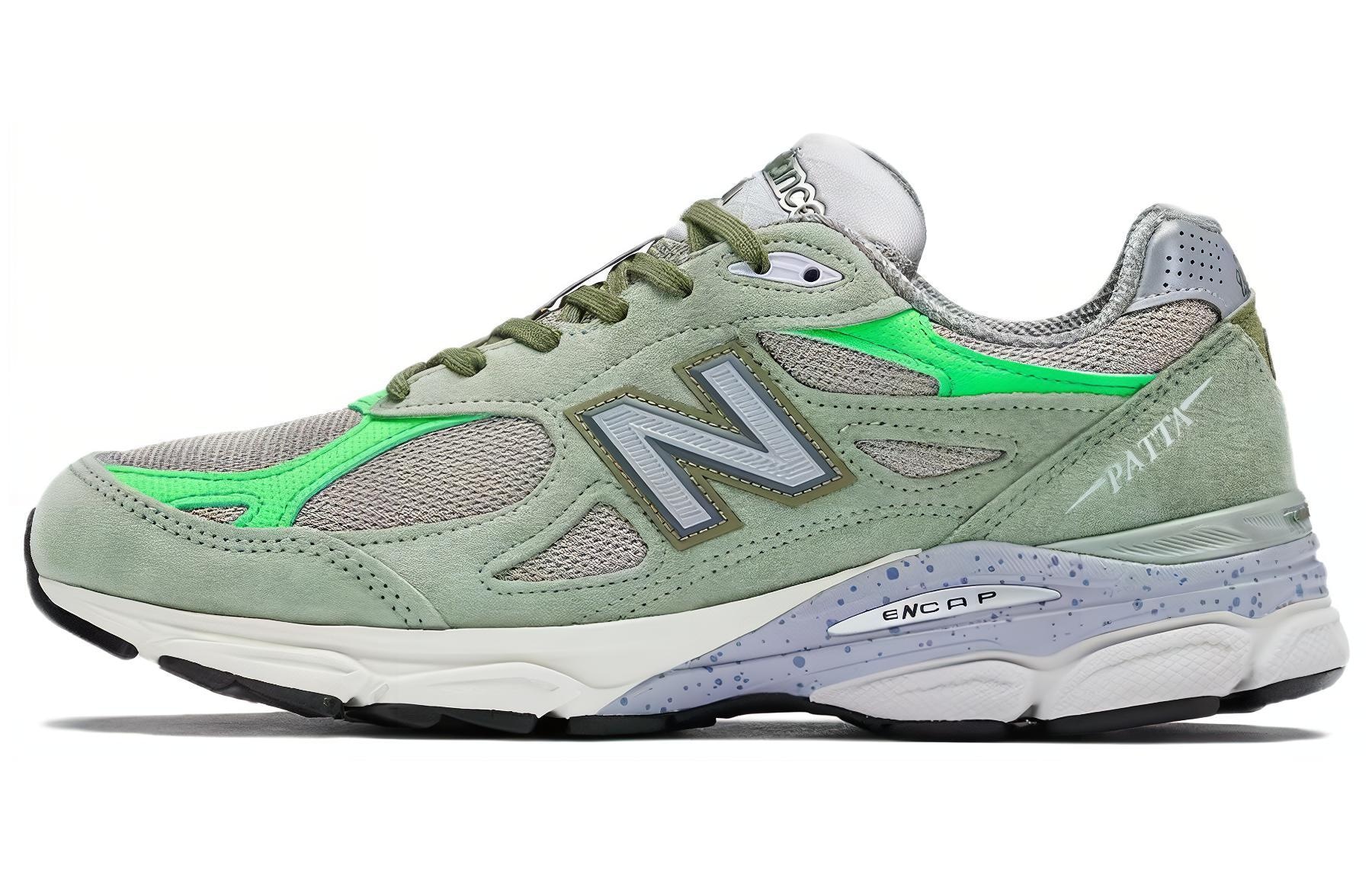Patta x New Balance 990 V3 Light Olive