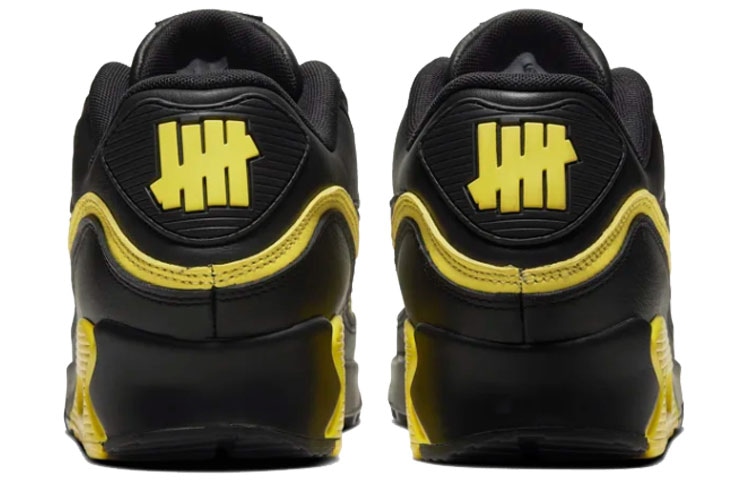 Nike UNDEFEATED x Nike Air Max 90 Black Yellow — фото 3