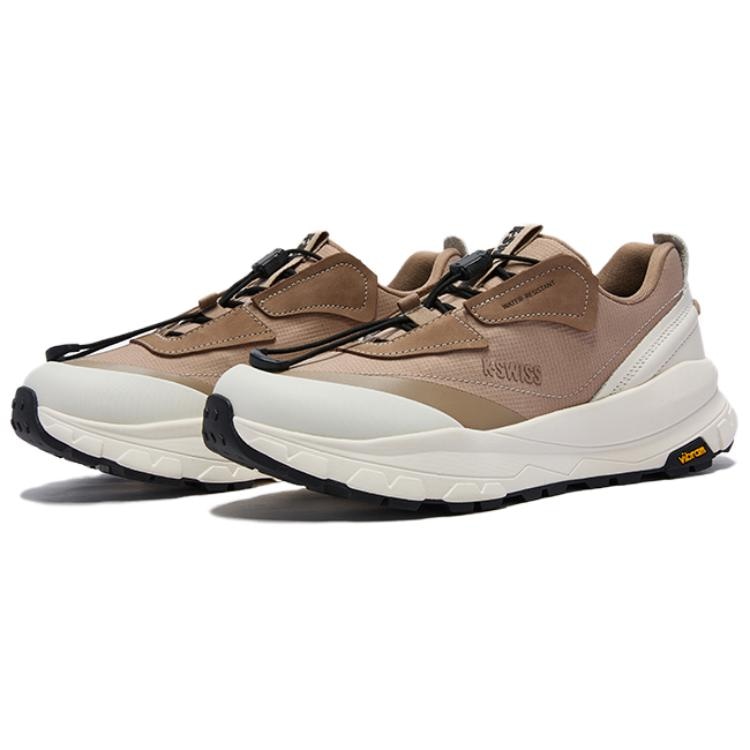 Kswiss Low Top Running Shoes Tofu White Sand Gravel Black — фото 1