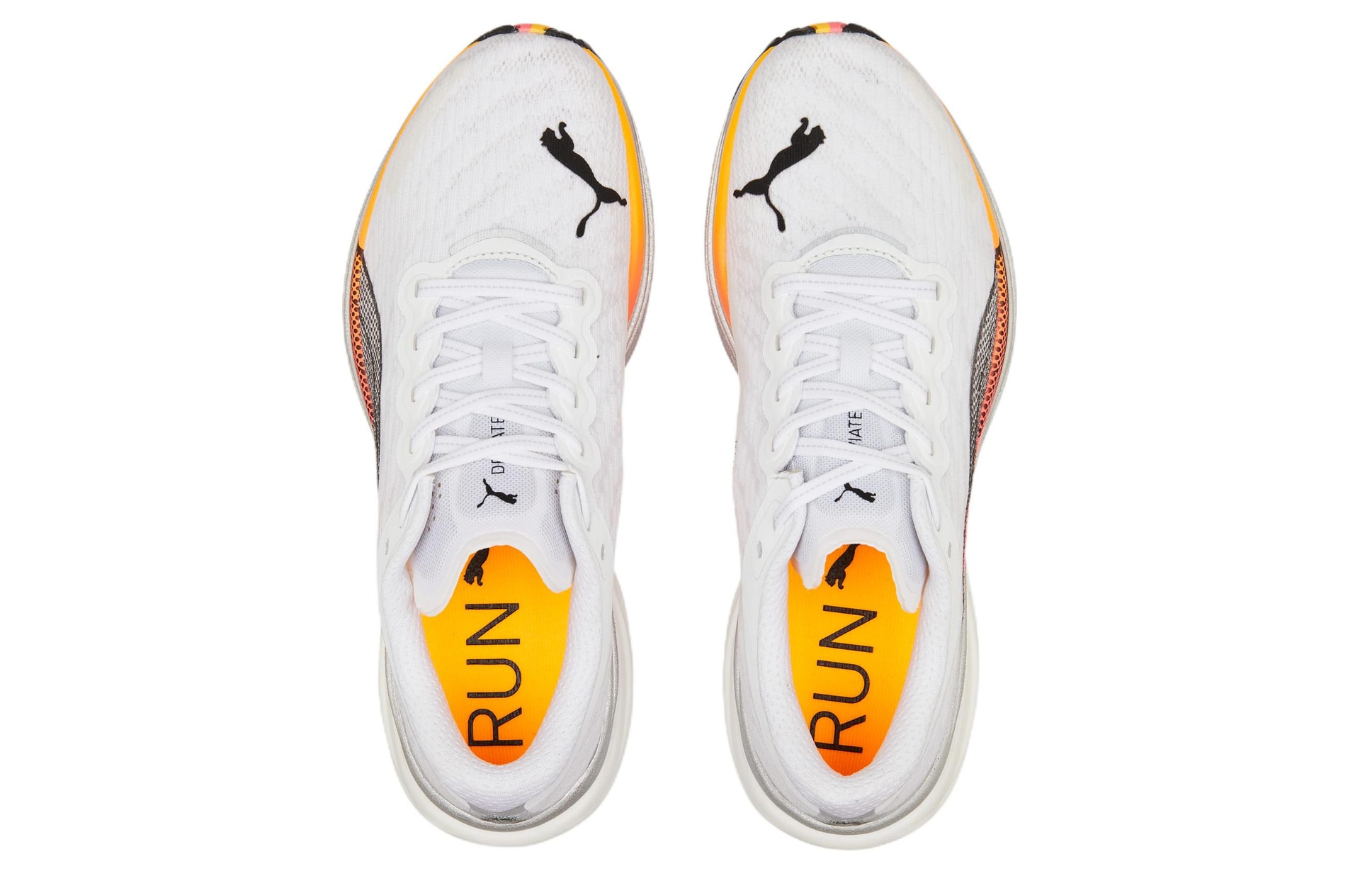 Puma Deviate NITRO 2 White Black Yellow — фото 3