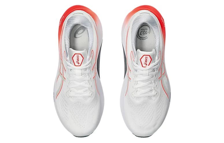 ASICS Gel-Kayano 30 White Red — фото 3