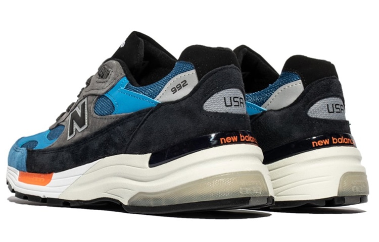 New Balance 992 Grey Blue — фото 2