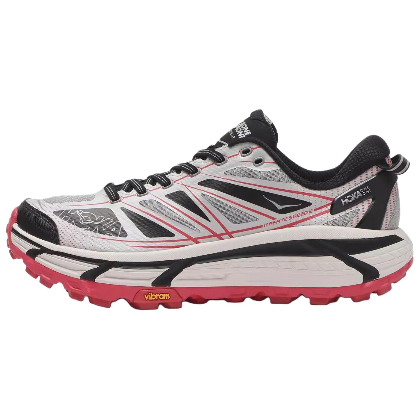 HOKA ONE ONE Mafate Speed 2 Gray Red