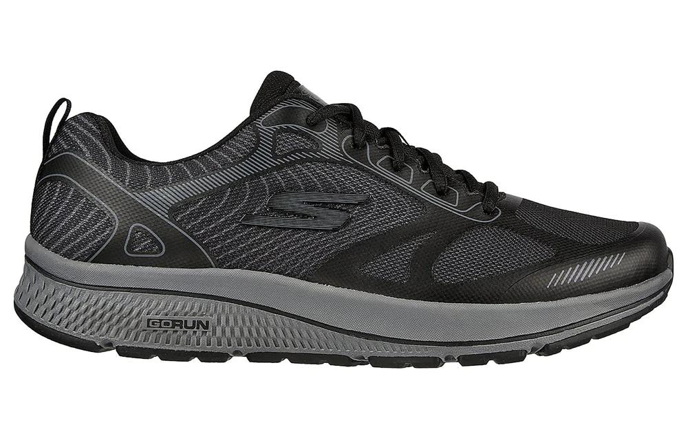 Skechers Go Run Consistent Black Grey — фото 1