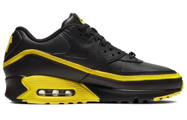 Nike UNDEFEATED x Nike Air Max 90 Black Yellow — фото 1