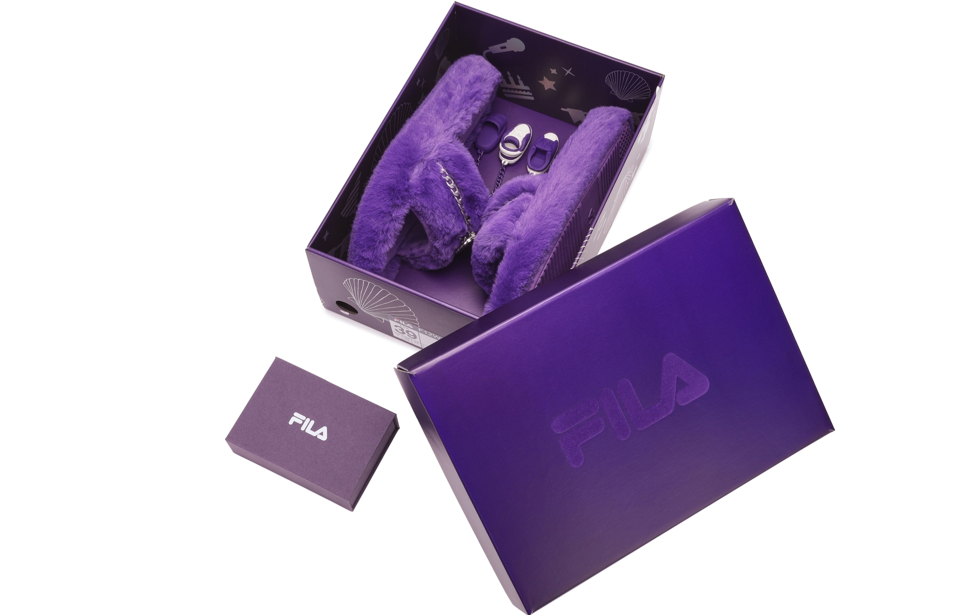FILA Shell Slipper Purple — фото 1